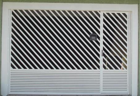 Portão Automático de Veneziana Modelo 37